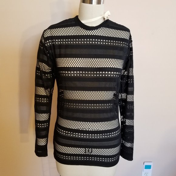 Cruella Tops - Cruella Goth Fishnet Mesh Shirt